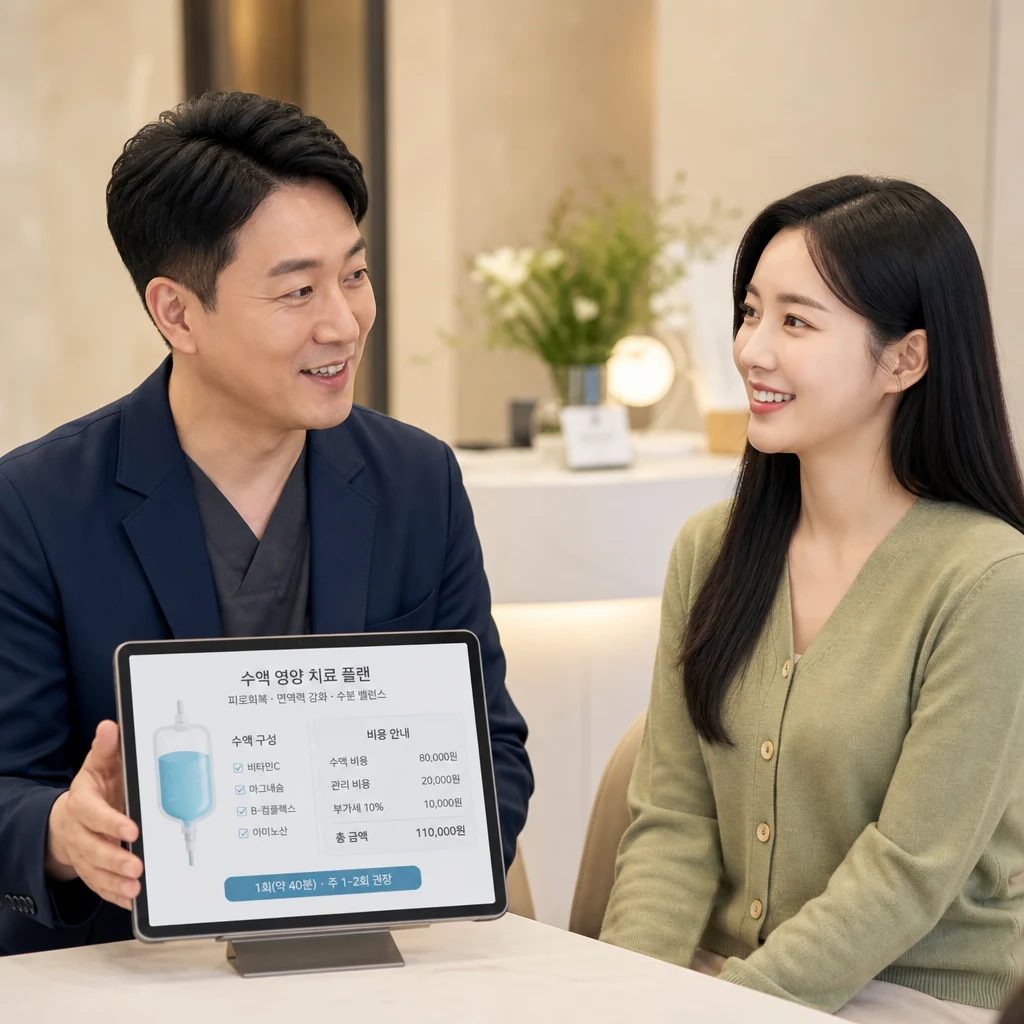 수영구 수액 치료의 비용은 어떻게 되나요?